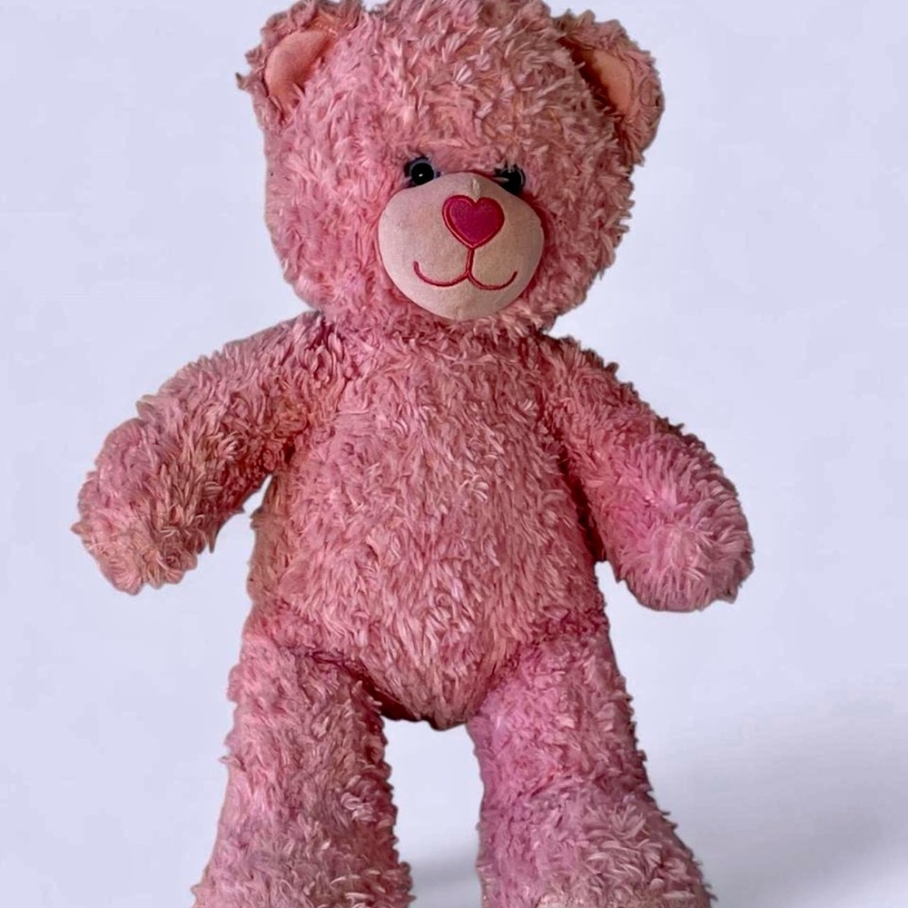 Build-A-Bear Cuddles The Pink Plush Teddy Bear (16in)